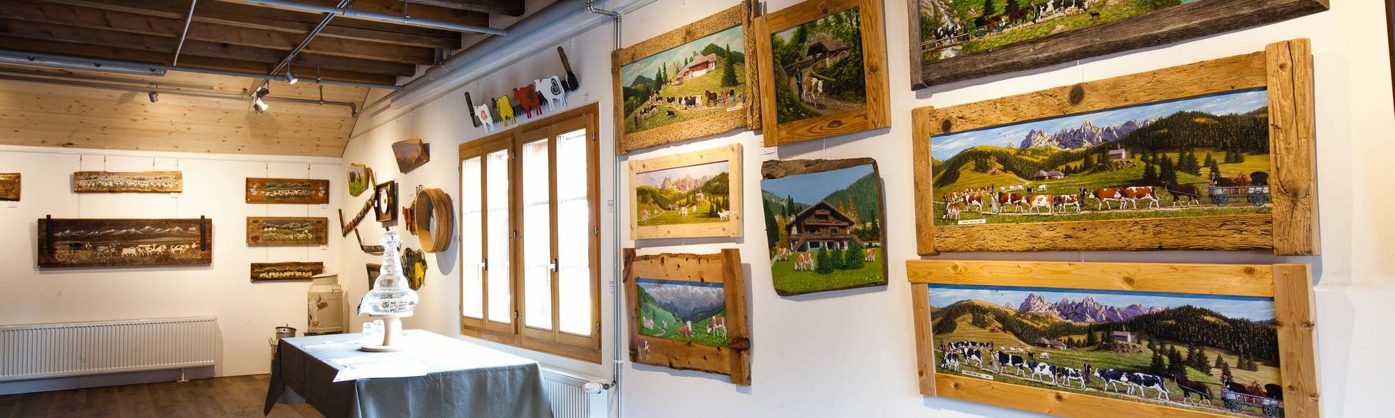Exposition commune de Willy Läng, Ariane Freudiger et Pénélope “Poyas et Scènes alpestres“