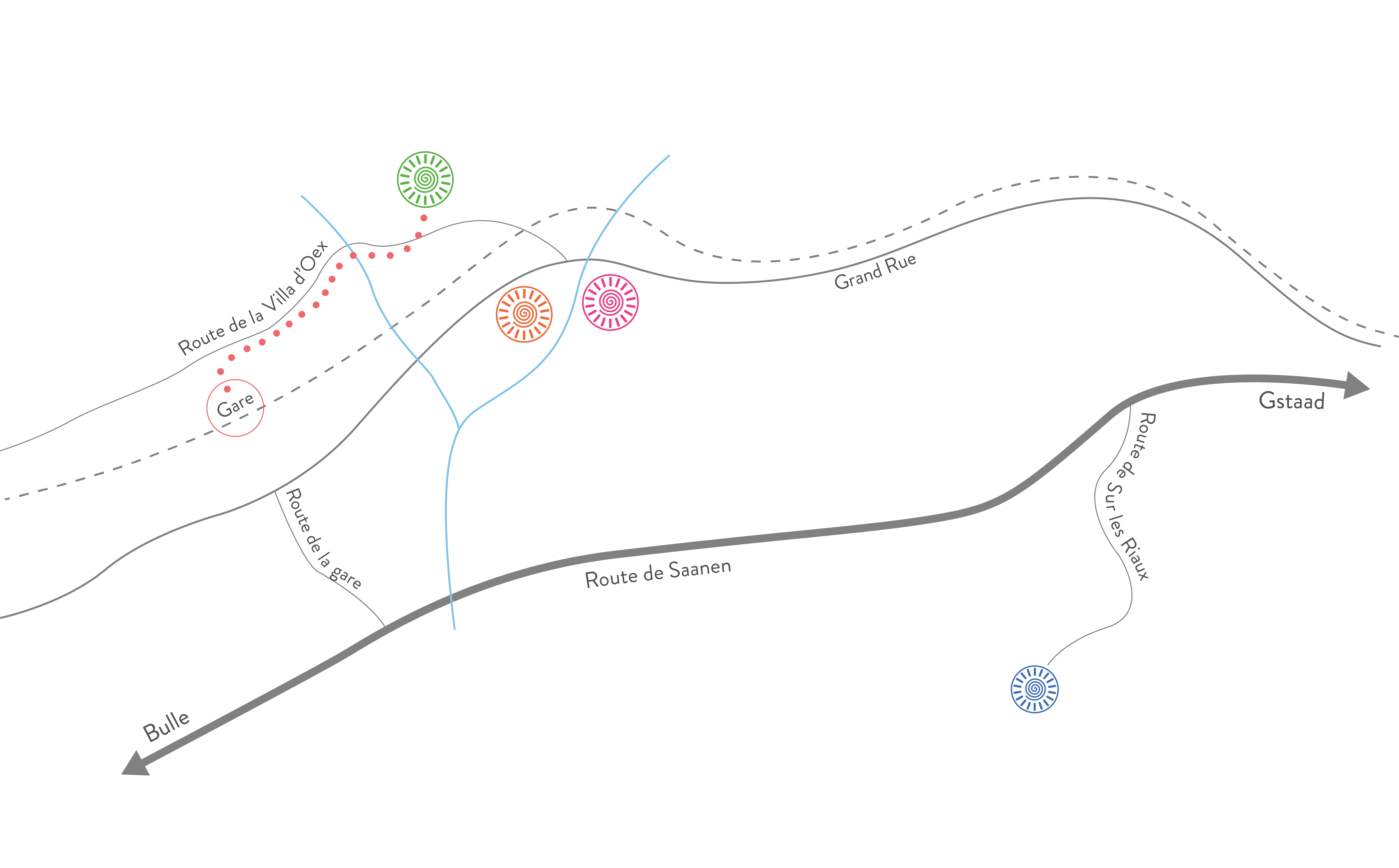 Plan d'accès divers domaines Votre Cercle de Vie