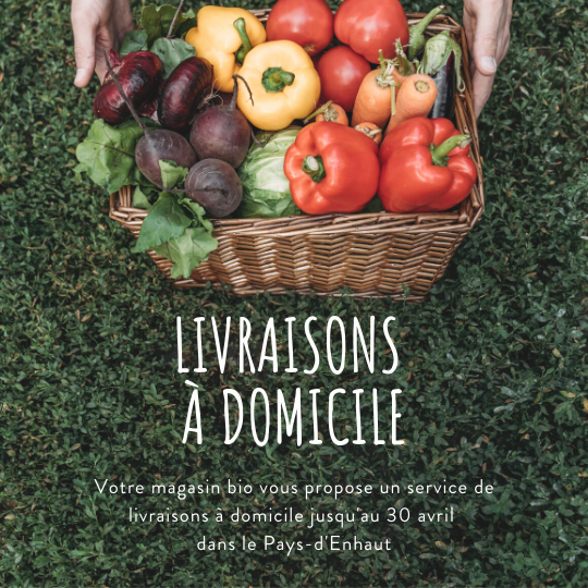 Panier Livraisons à domicile information